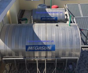 Bồn bảo ôn nước nóng Megasun kết hợp tấm phẳng MGS-2500BLT