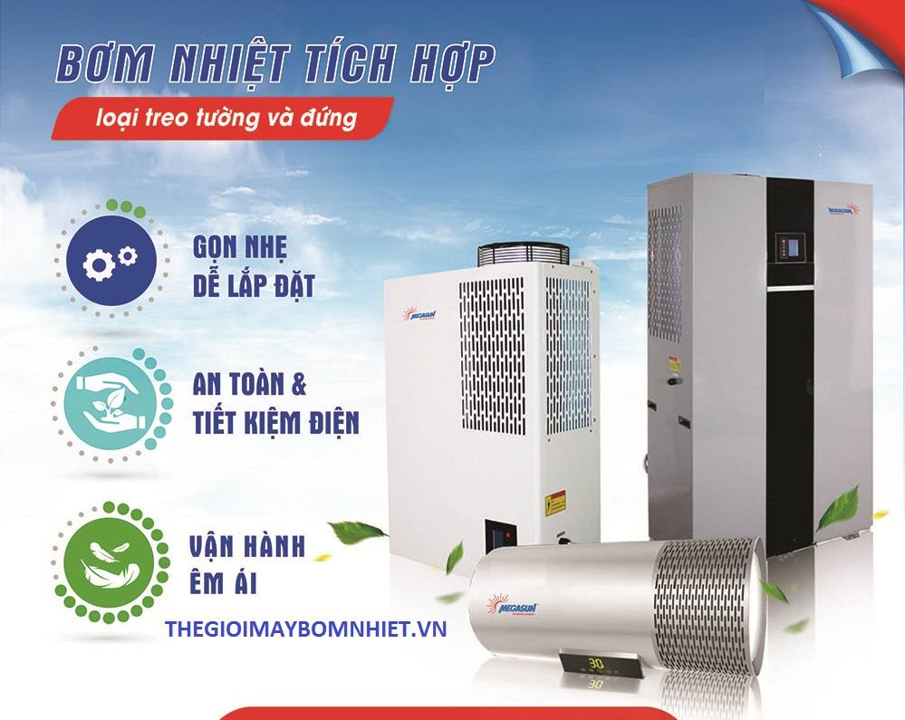 Bơm nhiệt bình tích hợp All in one Megasun