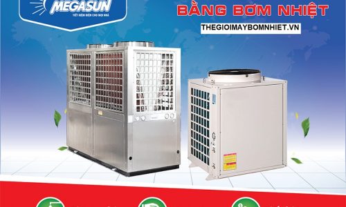Heat pump hot water system MGS-5HP Megasun - Máy nước nóng bơm nhiệt công nghiệp