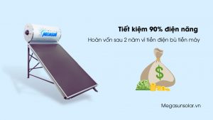 Máy nước nóng tấm phẳng Megasun Việt Nam