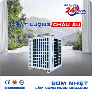 Bơm nhiệt công nghiệp Megasun MGS-3HP-1500L sản xuất nước nóng NHANH CHÓNG - AN TOÀN - TIẾT KIỆM