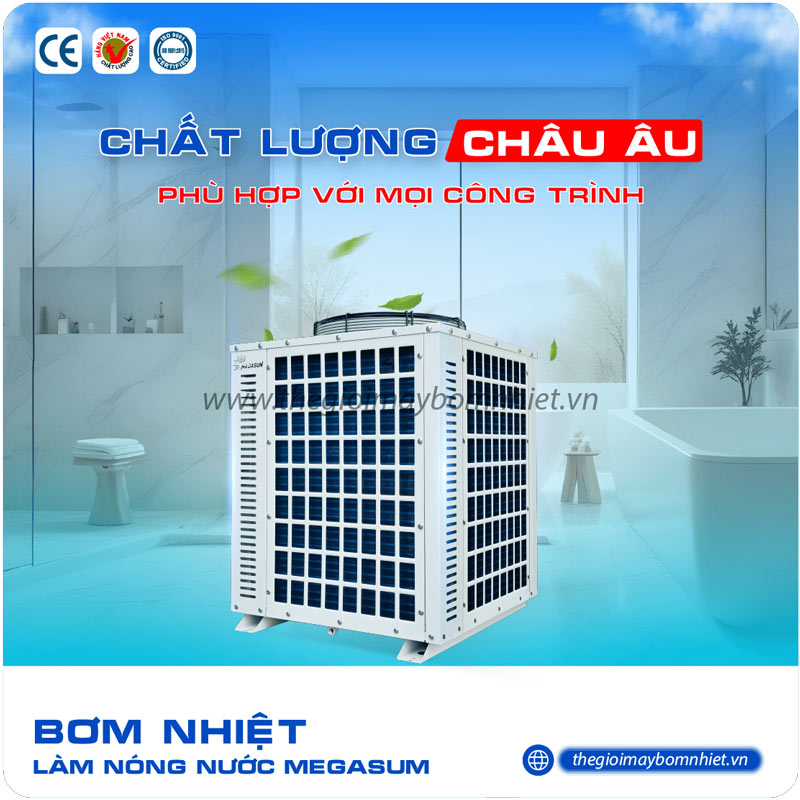 Bảo trì hệ thống bơm nhiệt Megasun MGS-3HP-1500L định kỳ để đảm bảo hiệu suất và độ bền