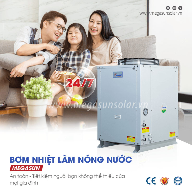 Bơm nhiệt Megasun MGS-3HP-1000L - Bài toán đầu tư thông minh