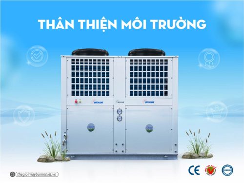 Bơm nhiệt công nghiệp Heat Pump Megasun MGS-44HP - An toàn tuyệt đối khi sử dụng