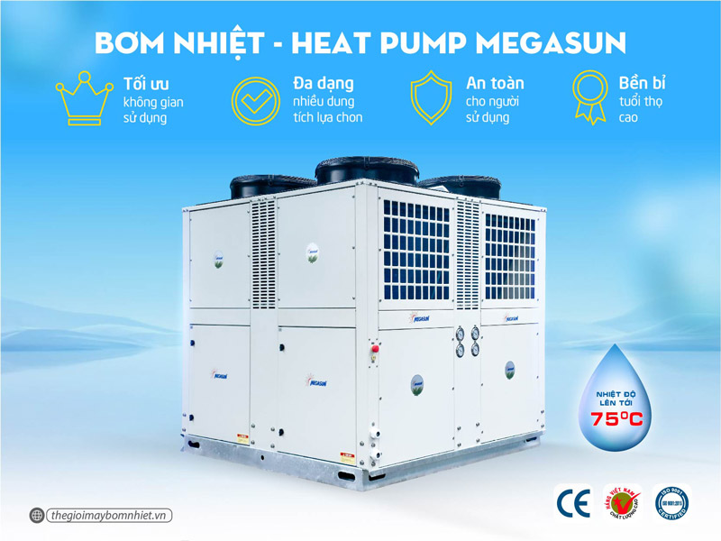 Bơm nhiệt heat pump Megasun MGS-44HP 