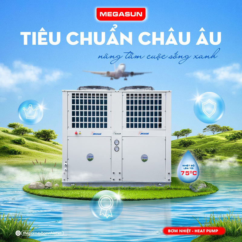 Máy nước nóng bơm nhiệt heat pump Megasun MGS-20HP