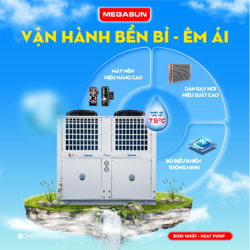 Máy nước nóng công nghiệp Megasun MGS-40HP