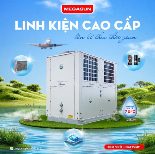 Cấu tạo của máy nước nóng năng lượng không khí MGS-25HP