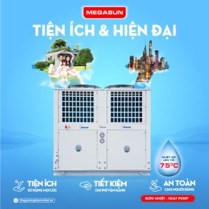 Cấu tạo của máy nước nóng năng lượng không khí MGS-25HP