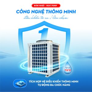 Máy nước nóng không khí Megasun MGS-2.5HP-1000L - Bài toán gia nhiệt hiệu quả, tiết kiệm điện