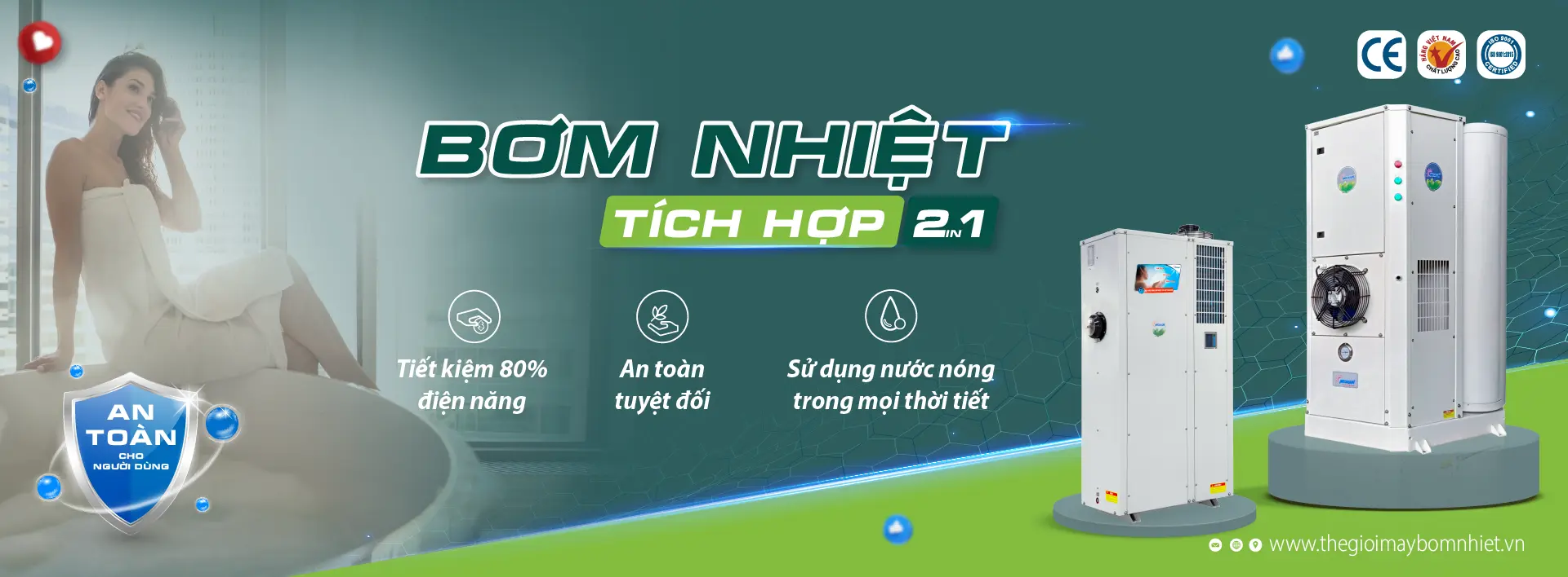 Bơm nhiệt tích hợp 2.1 Bơm nhiệt tích hợp 2.1