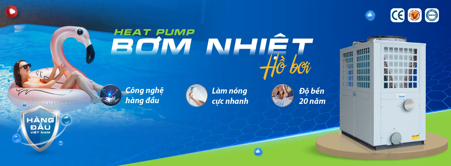 Heat pump bơm nhiệt hồ bơi Heat pump bơm nhiệt hồ bơi