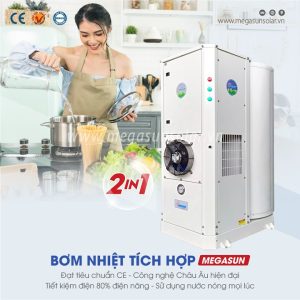 Máy bơm nhiệt dùng cho gia đình, khách sạn