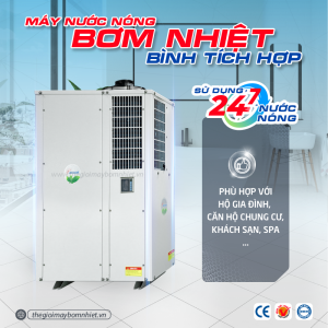 Bơm nhiệt Megasun MGS-2.5-80 phù hợp với nhiều công trình