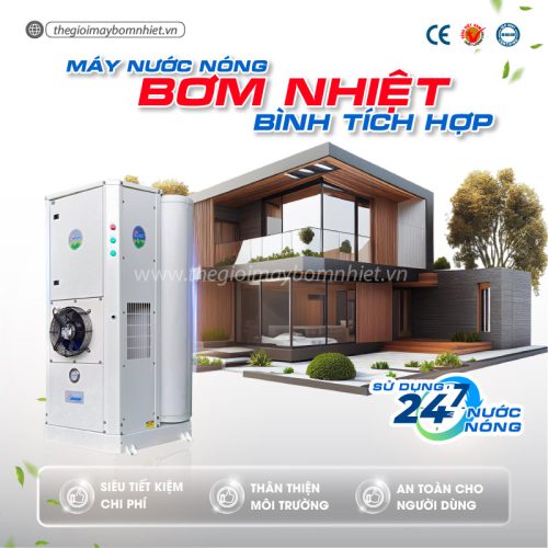 Hệ thống nước nóng trung tâm gia đình Megasun MGS-3.5-300