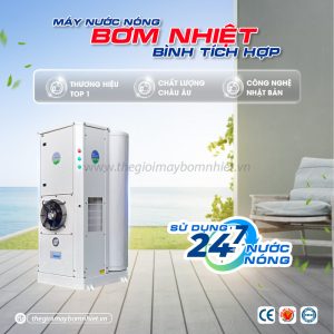 Hướng dẫn cách tính toán dung tích máy nước nóng bơm nhiệt bình tích hợp