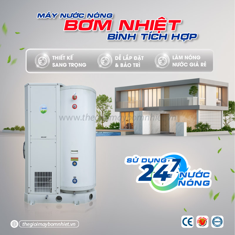 Máy nước nóng trung tâm gia đình Megasun MGS-3.5-250