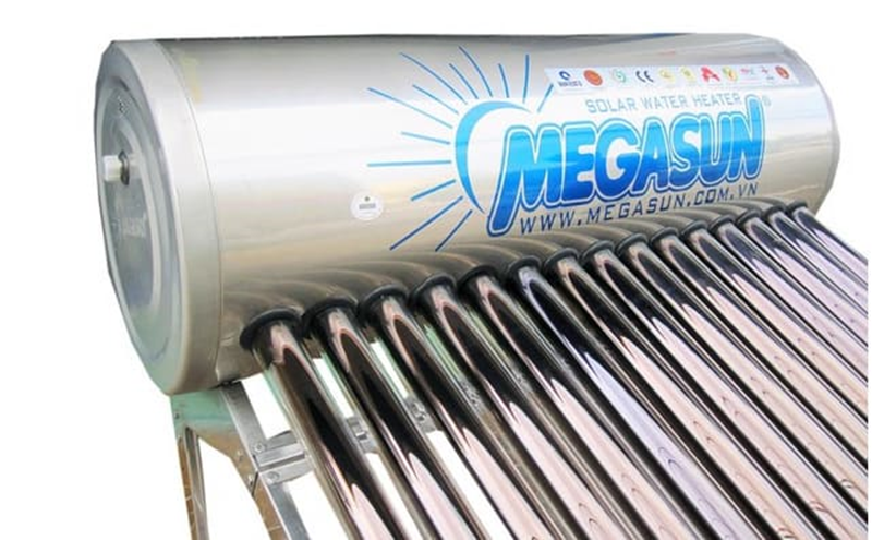 Máy nước nóng năng lượng mặt trời MEGASUN-1812KSS 120 lít được niêm yết giá bán chỉ khoảng 8.200.000đ/máy