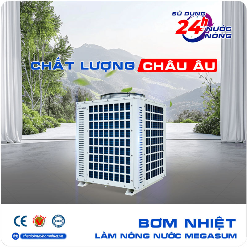 Lắp đặt máy bơm nhiệt Heat Pump Megasun MGS-5.0HP-D đúng kỹ thuật để đạt hiệu suất tốt nhất