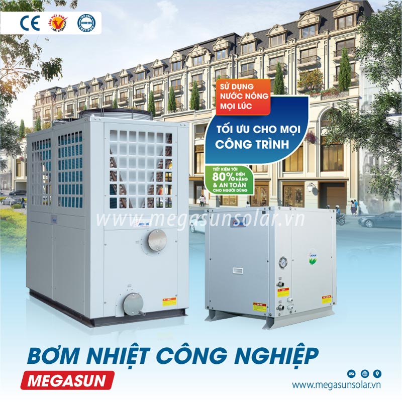 Bơm nhiệt giải nhiệt nước Megasun MGS-5HP-W