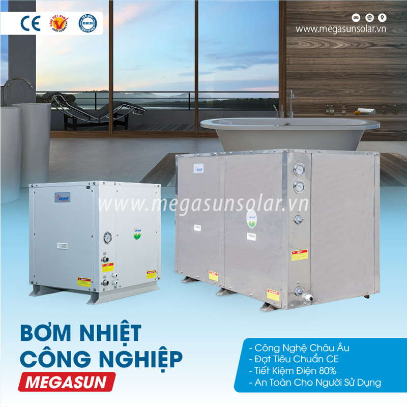 Heatpump giải nhiệt nước Megasun MGS-6HP-W