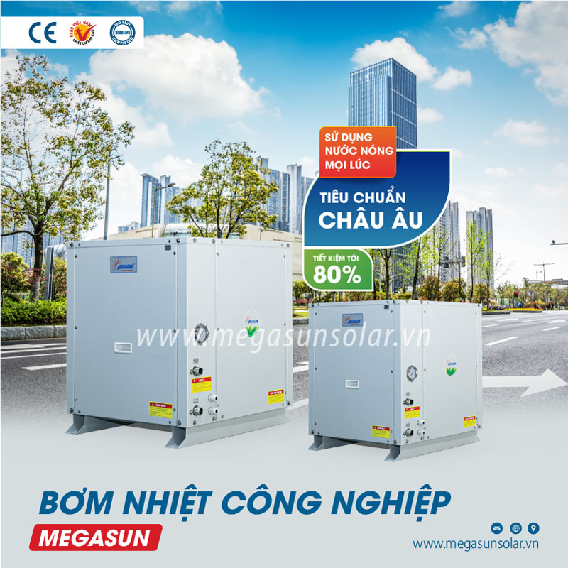 Megasun MGS-6HP-W - Giải pháp sản xuất nước nóng hiệu quả, tiết kiệm cho biệt thự, khách sạn