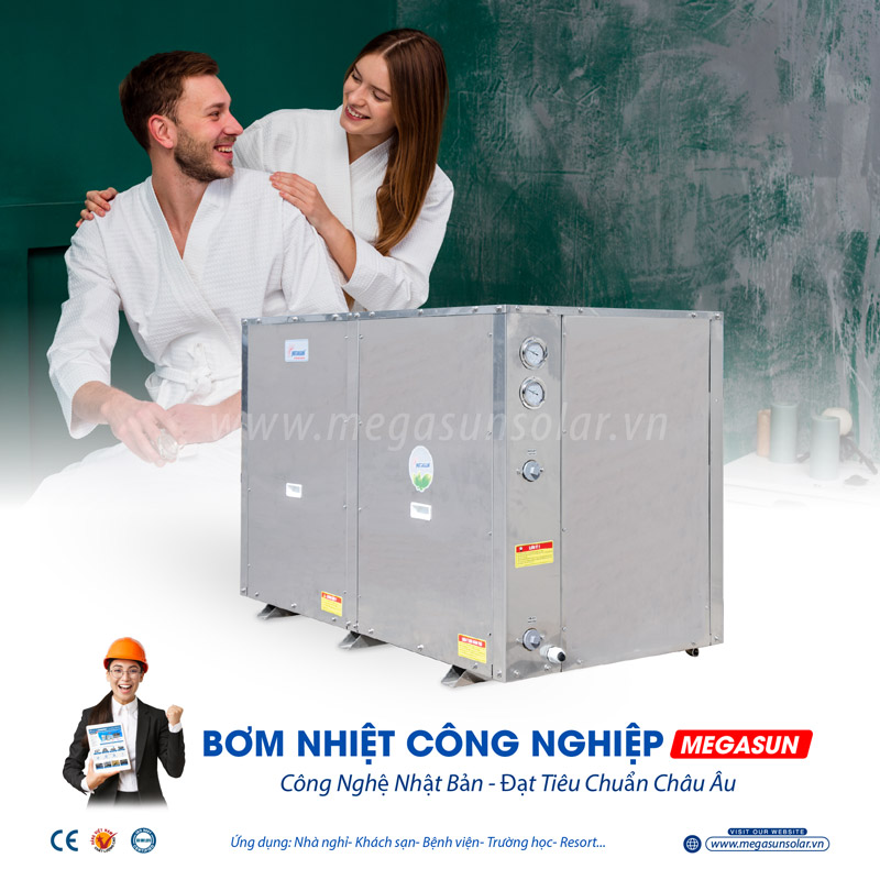 Hệ thống bơm nhiệt giải nhiệt nước Megasun - Giải pháp xanh được nhiều chuyên gia khuyên dùng