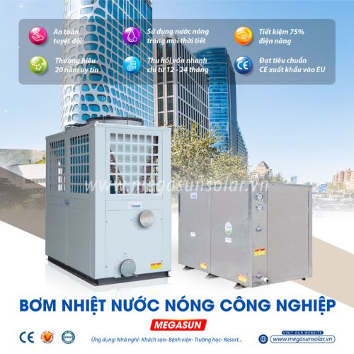 Heatpump Megasun MGS-45HP-W Bài toàn kinh tế cho nhiều doanh nghiệp