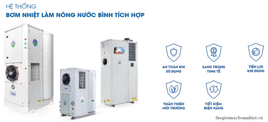 Lợi ích của máy bơm nhiệt nước nóng