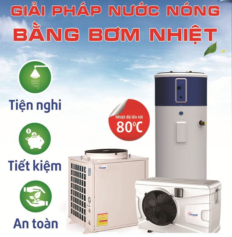 Những ưu điểm tuyệt vời của máy nước nóng bơm nhiệt là gì?