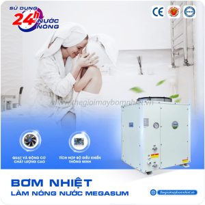 Heat pump hot water Megasun MGS-6HP - Khoản đầu tư xứng đáng, đem lại lợi ích về lâu dài