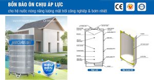 Cấu tạo bồn bảo ôn chịu áp Megasun 7000L