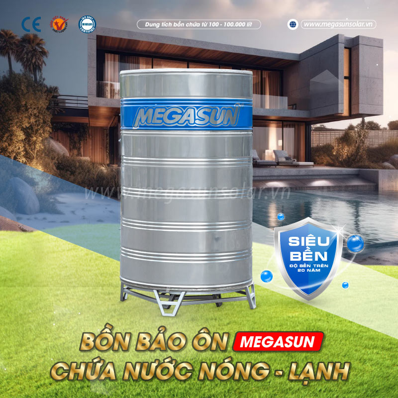 Bình đun nước nóng Megasun BBO-18000-CA-D - Giải pháp giữ nhiệt tối ưu