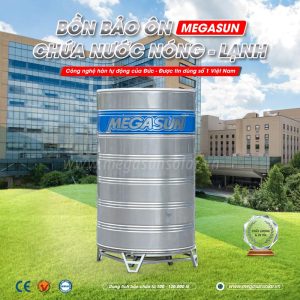 Bồn bảo ôn công nghiệp 20000L (20m3) Megasun BBO-20000-KCA-D