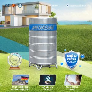 Bồn gia nhiệt nước nóng bảo ôn 9000L (9m3) Megasun BBO-9000-KCA-D