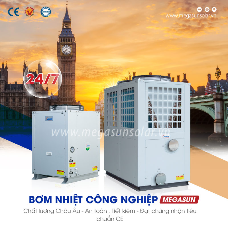 Máy nước nóng bơm nhiệt heat pump bồn tách rời