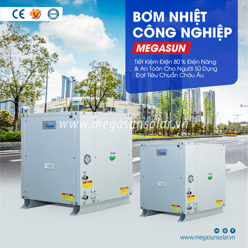 Máy nước nóng bơm nhiệt heat pump giải nhiệt nước