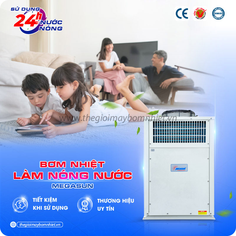 Heatpump bơm nhiệt - Tiết kiệm điện, độ an toàn cao