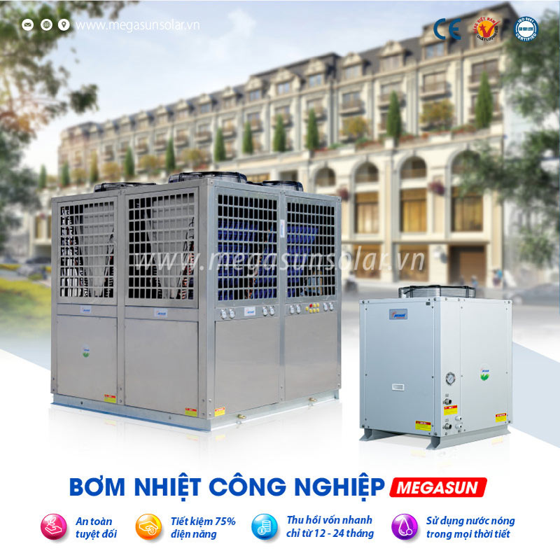 Heatpump nhiệt độ cao - Giải pháp sản xuất nước nóng an toàn, tiết kiệm điện