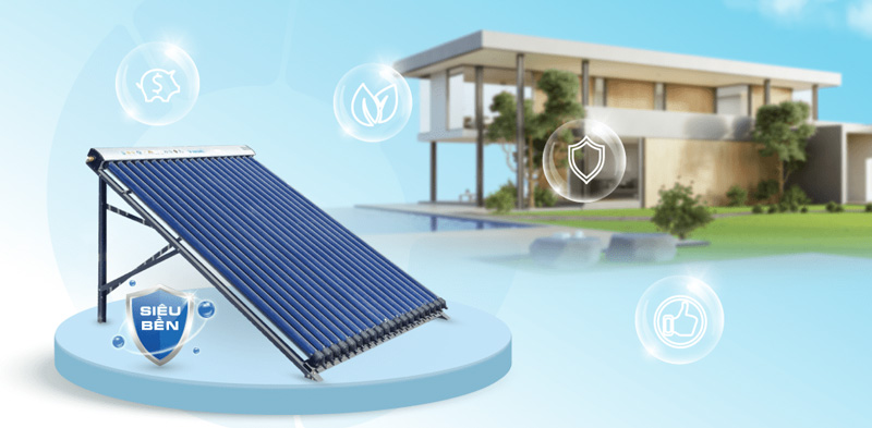 Máy nước nóng năng lượng mặt trời Megasun Inox 316 - Dòng KAS-SUPER
