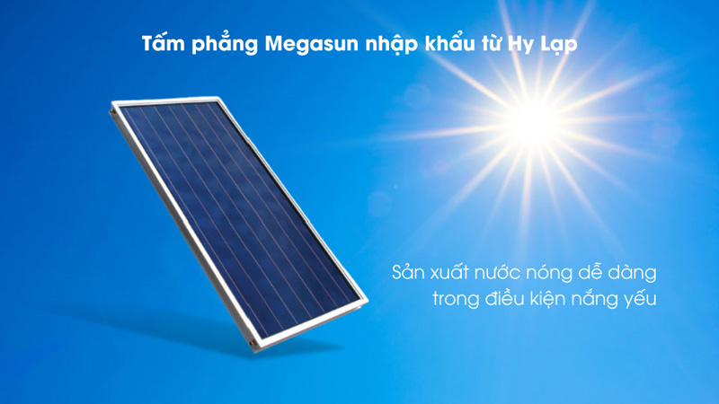 Máy nước nóng năng lượng mặt trời tấm phẳng Hy Lạp