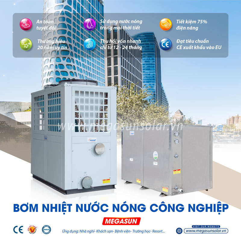 Heatpump giải nhiệt nước - Giải pháp cho mọi công trình