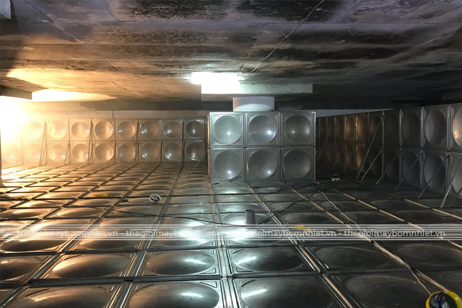 bồn nước lắp ghép inox
