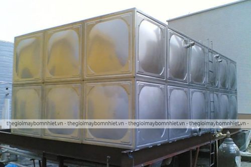 bồn nước inox vuông 2000l