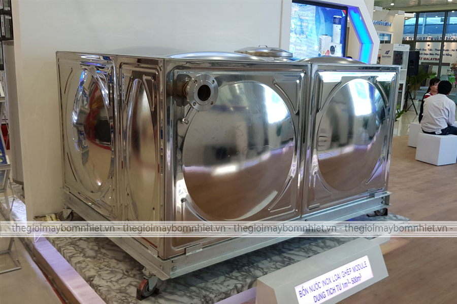 bồn nước inox vuông 2000l