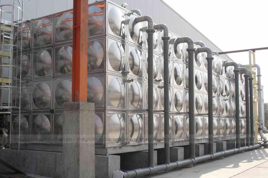bể nước lắp ghép inox công nghiệp