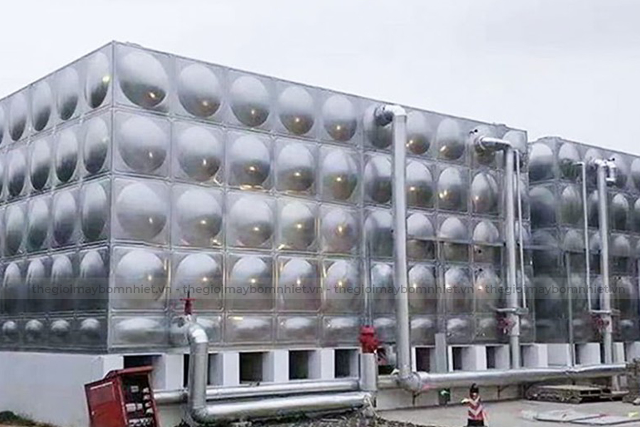 Bồn chứa nước lắp ghép inox