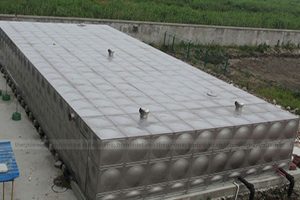 Bồn nước công nghiệp lắp ghép inox