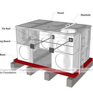 Bể chứa nước lắp ghép