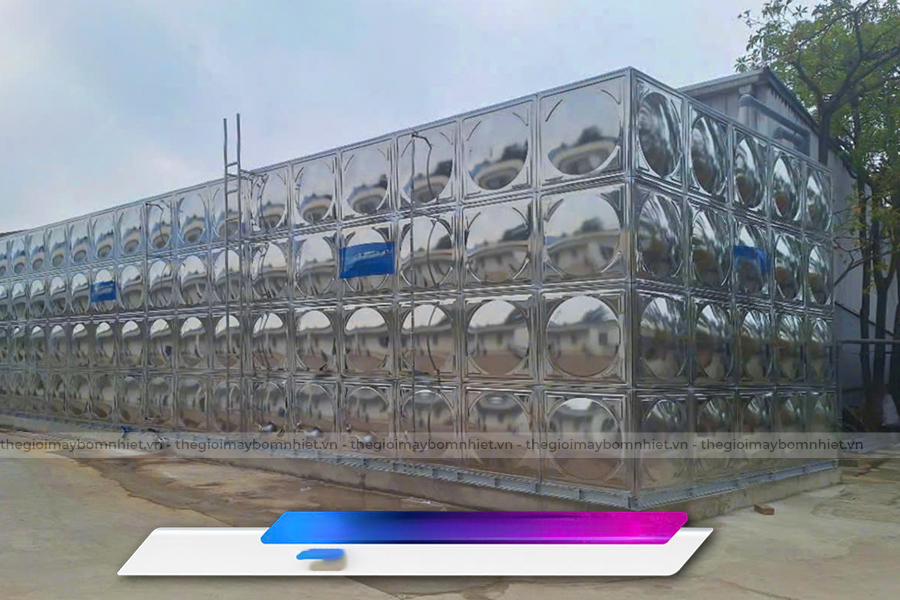 Bể inox lắp ghép